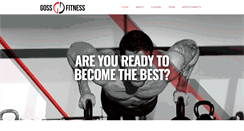 Desktop Screenshot of gossfitness.com